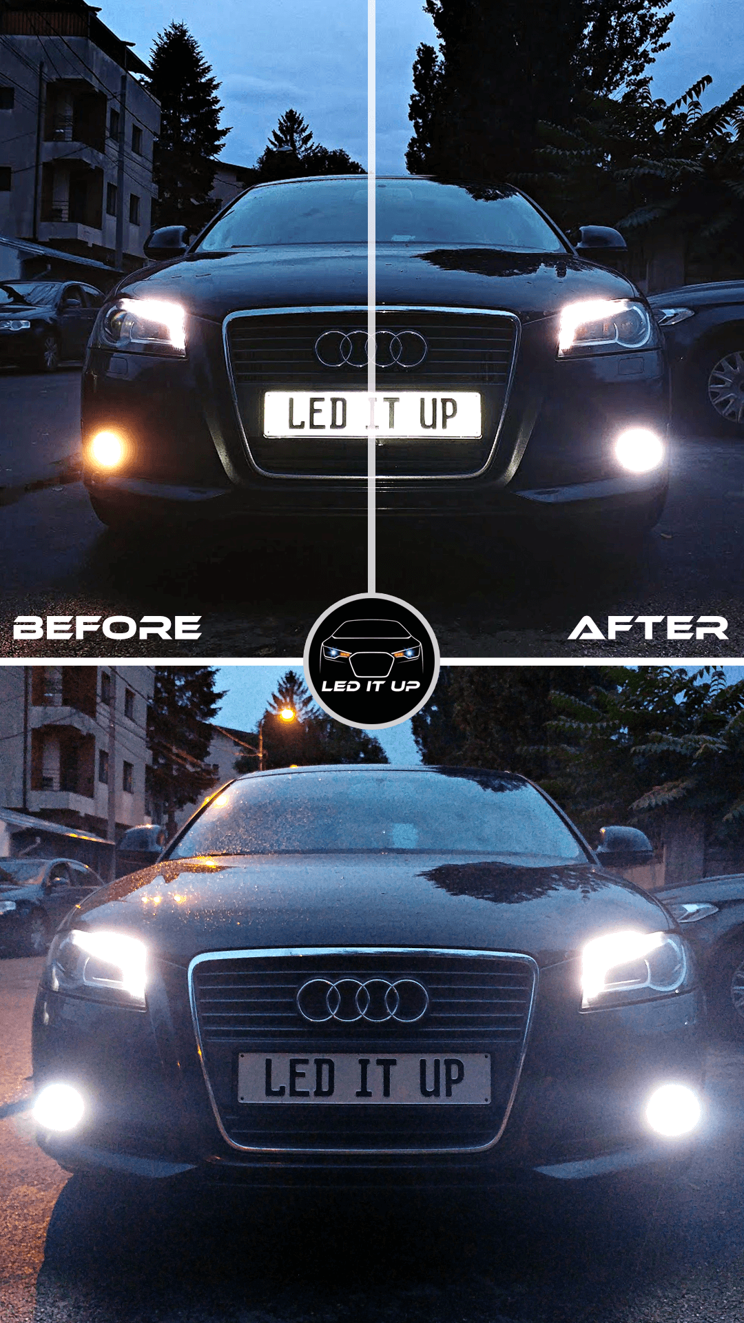 Proiectoare ceata Audi A3 8P FL (2012)