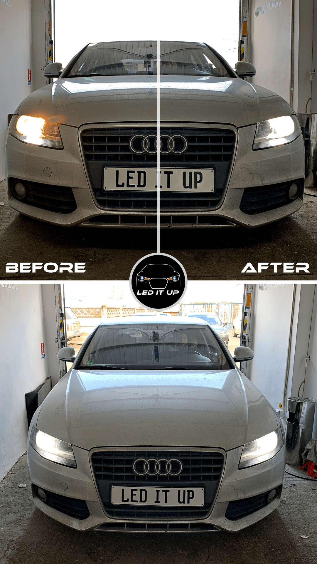 Faza scurta Audi A4 B8 PreFL (2011)