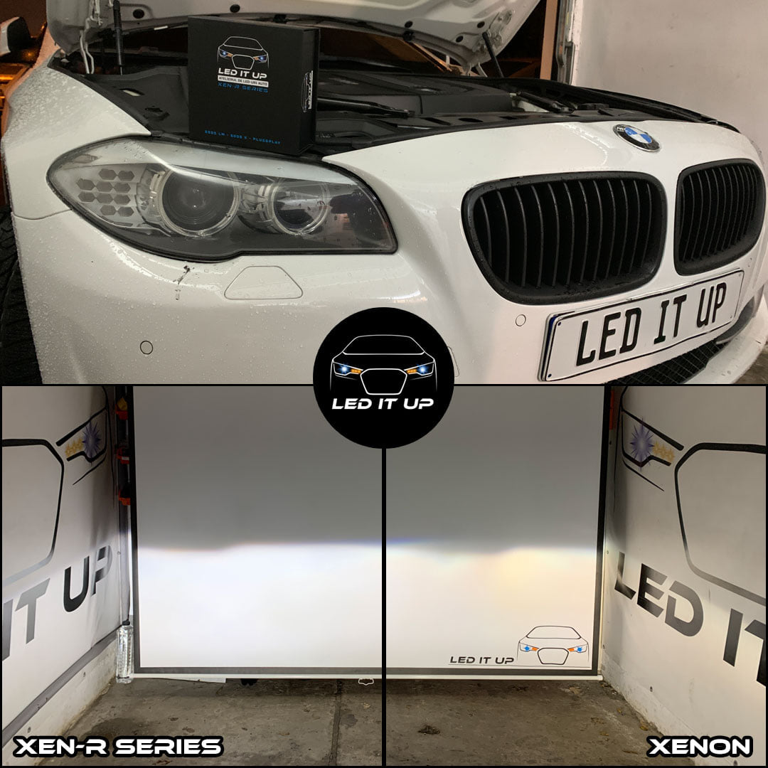 Faza scurta & faza lunga BMW Seria 5 F10, Bi-Xenon (PreFacelift – 2012)