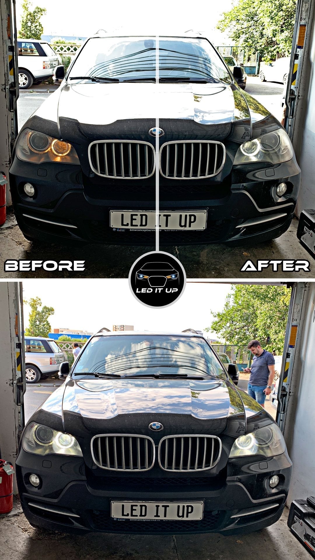 Pozitii fata & DRL BMW X5 E70 (PreLCI – 2009)