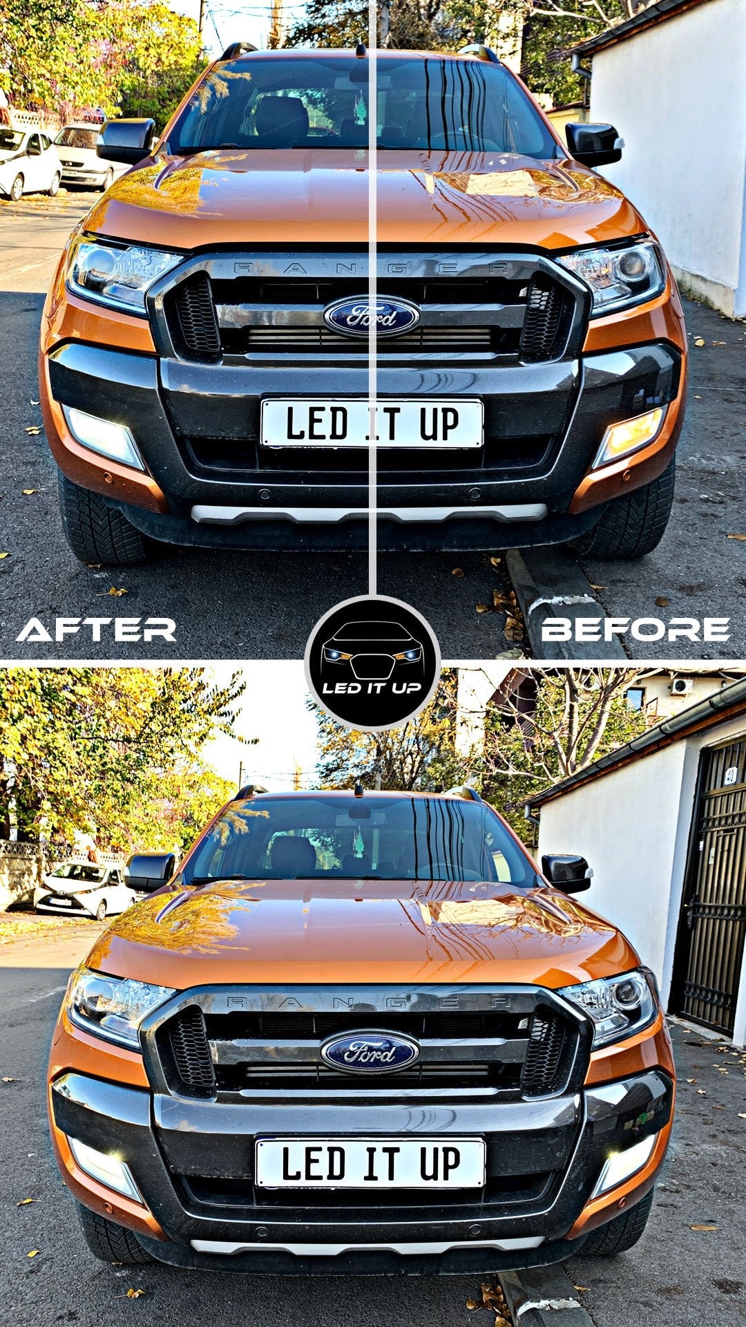 Proiectoare ceata Ford Ranger T6 Wildtrak (2018)