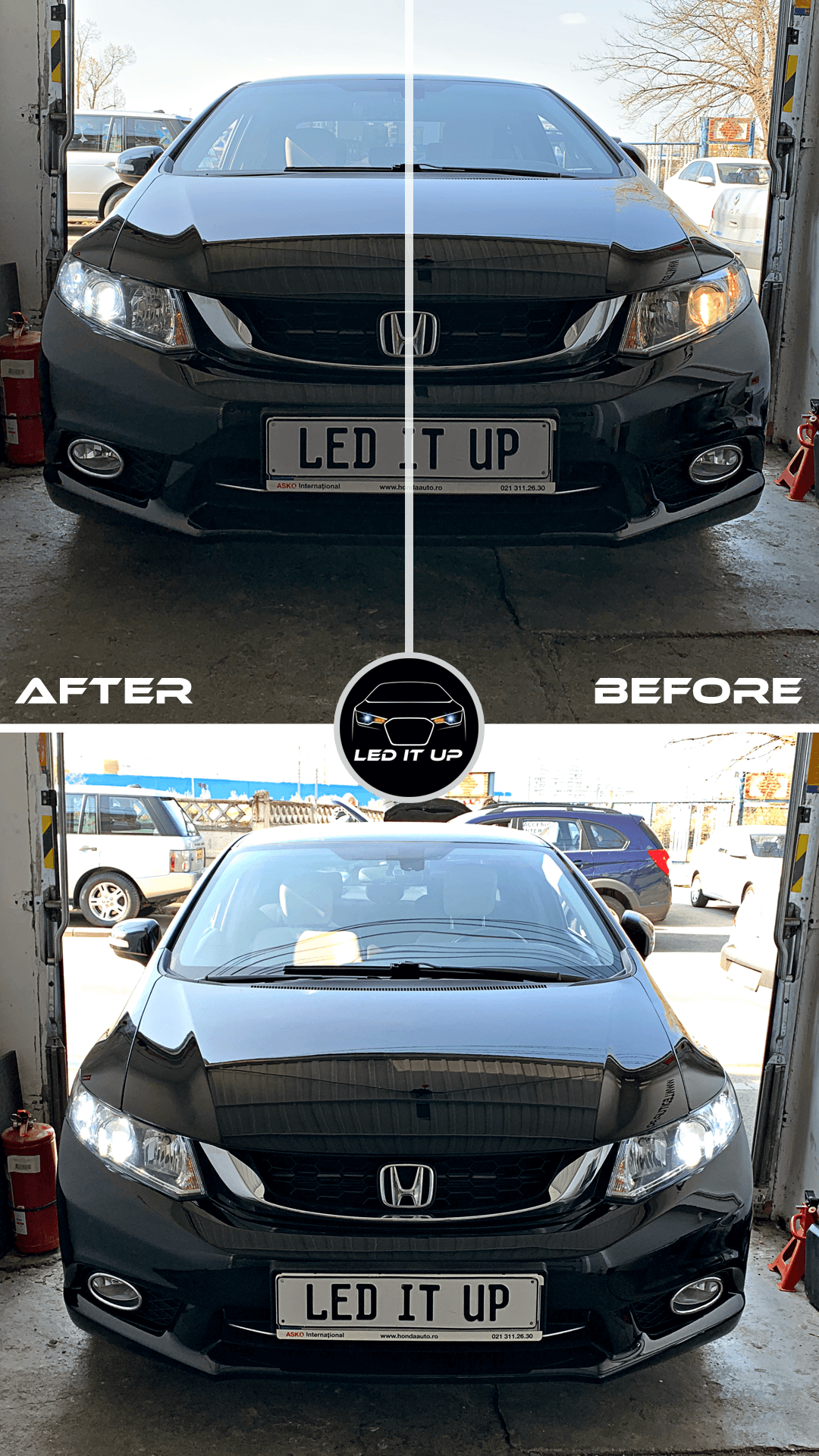 Faza scurta Honda Civic IX Sedan (2014)