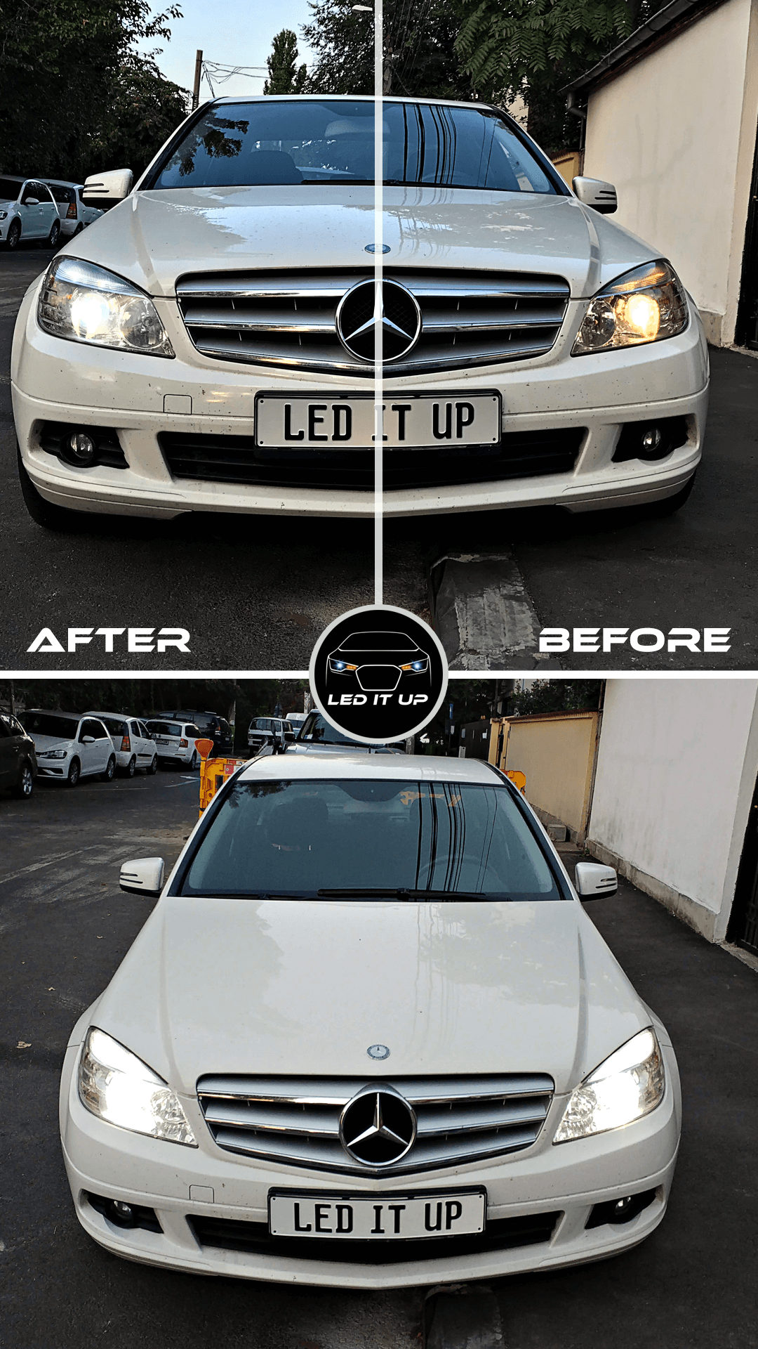 Faza scurta Mercedes-Benz C-Class W204 PreFL (2009)