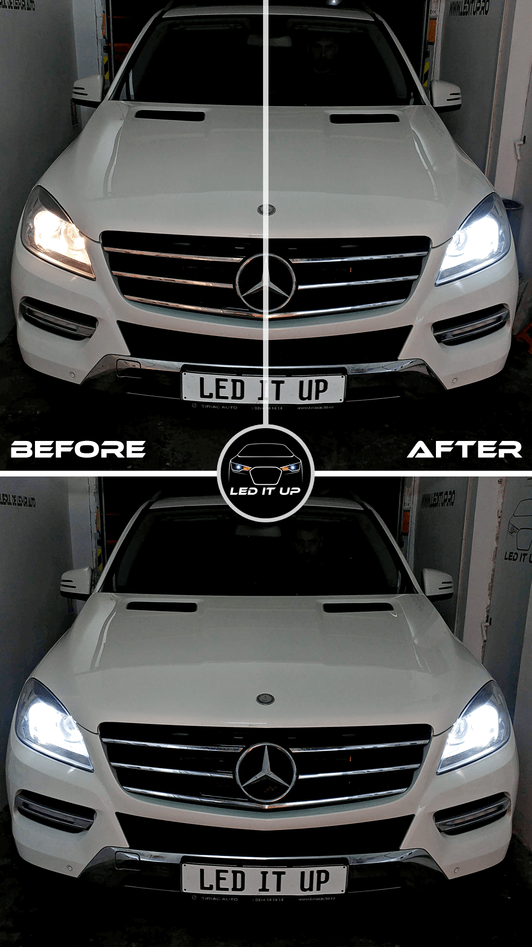 Faza scurta Mercedes-Benz M-Class W166 PreFL (2013)