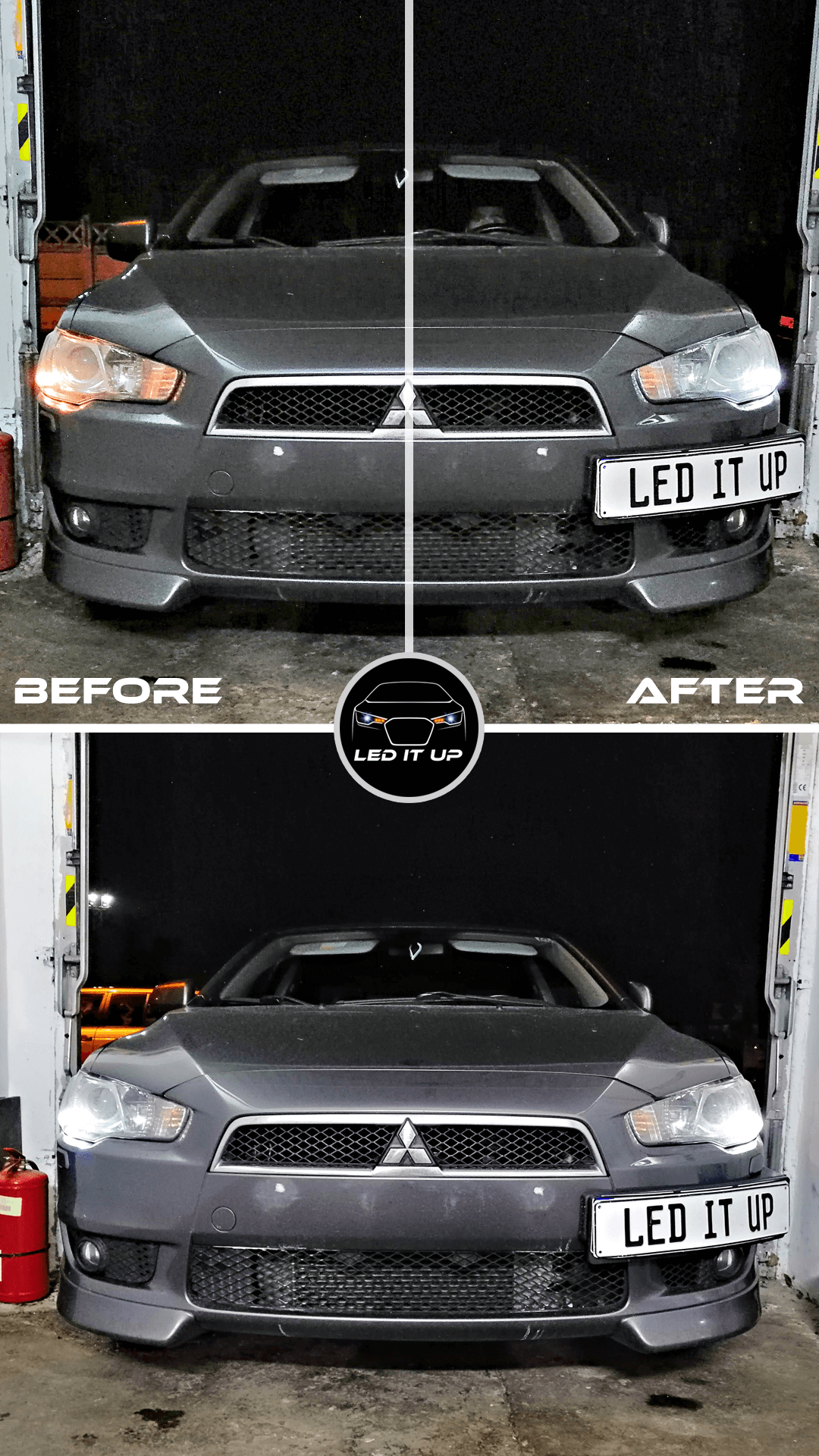 Pozitii fata Mitsubishi Lancer X (2012)