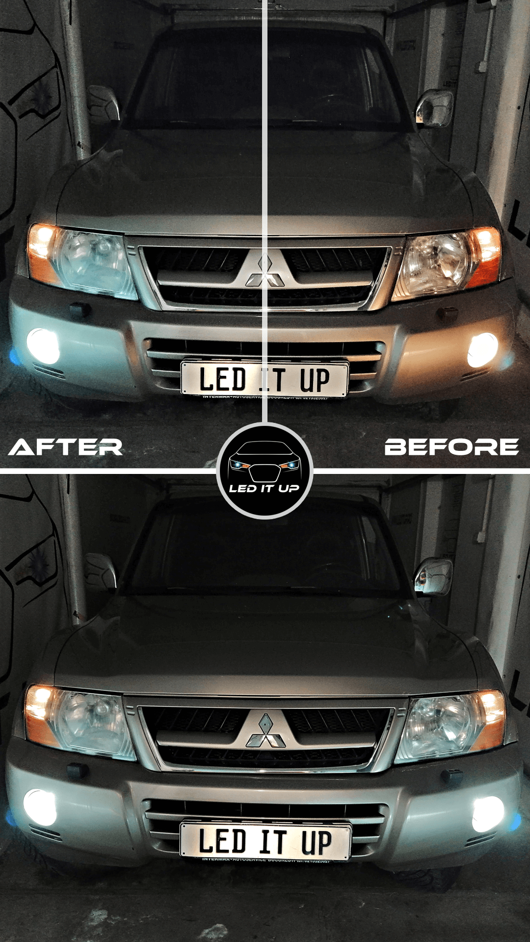 Proiectoare ceata Mitsubishi Pajero 3rd. Gen. V60(2002)