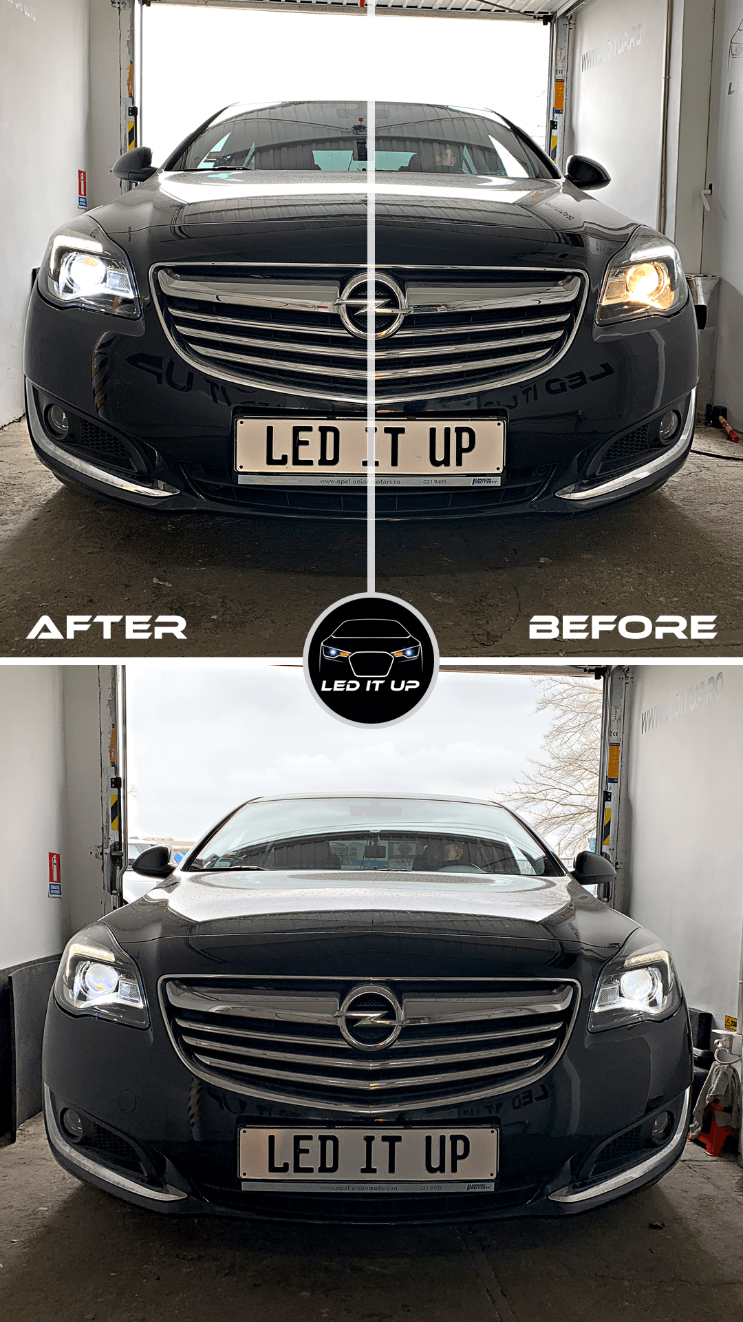 Faza scurta & Faza lunga Opel Insignia 1st. Gen. FL (2014)