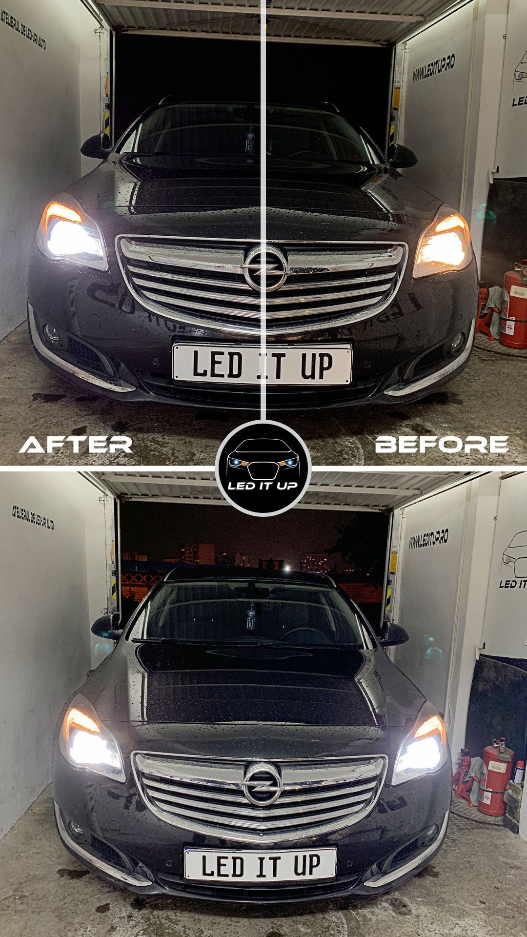 Faza scurta & Faza lunga (lupa bi-fazica) Opel Insignia I (Facelift – 2016)