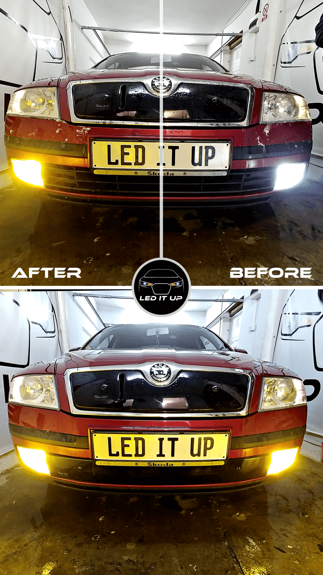 Proiectoare ceata Skoda Octavia 2 NonFL (2007)