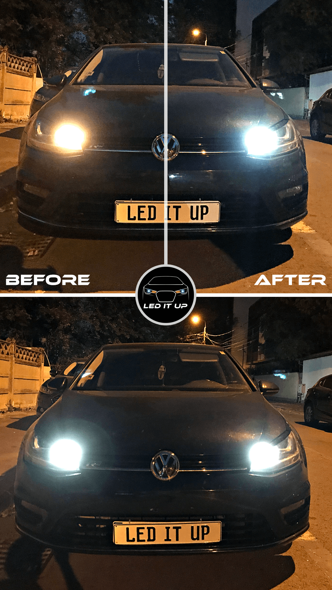 DRL & Pozitii fata VW Golf 7 (2015)