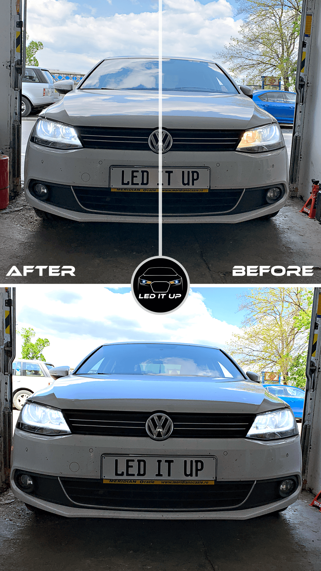 Faza lunga VW Jetta Mk. 6 PreFL (2012)